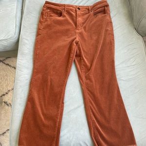 Corduroy flare pants